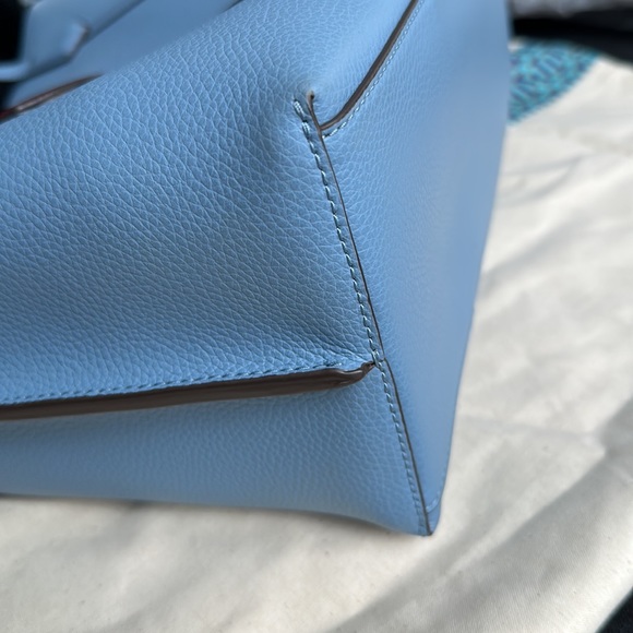 Tory Burch Perry Triple Compartment Tote Bag Blue Yonder - Picture 8 of 16